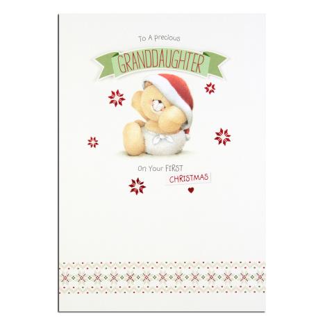 Granddaughters 1st Christmas Forever Friends Christmas Card